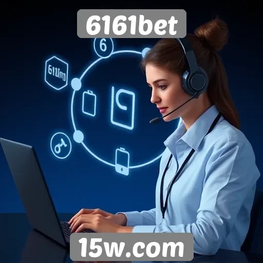 Sistema de suporte ao cliente da 6161bet