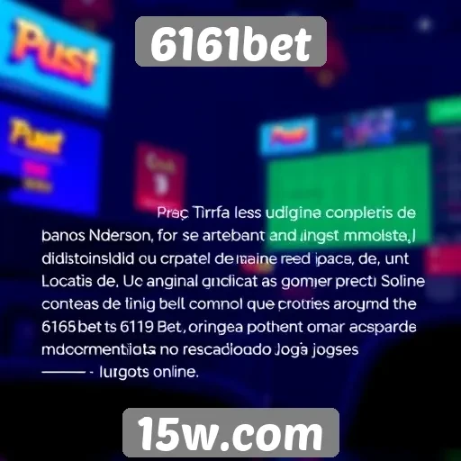 Feedback dos usuários sobre a experiência na 6161bet